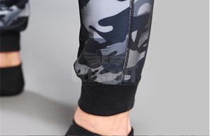 Pantalones deportivos elásticos de camuflaje para hombre, ropa de chándal para correr, Fitness, culturismo, gimnasio - Product Image 5