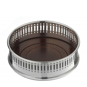 Metal <b>Wine</b> <b>Bottle</b> <b>Coaster</b> Silver Plated Bar Accessories - Product Image 1