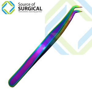 Pinces à épiler en forme de X pour l'épilation, en acier inoxydable, pinces à épiler pour extensions de cils de type X, pointe fine en acier inoxydable, épilation - Product Image 1