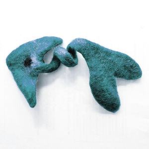 FCT-018 Feutre Poissons Spirale Jouet, Jouets Pour Chat Feutrée par Compétents et Talentueux Artisanes du Népal à partir de la Laine de Nouvelle-Zélande - Product Image 5