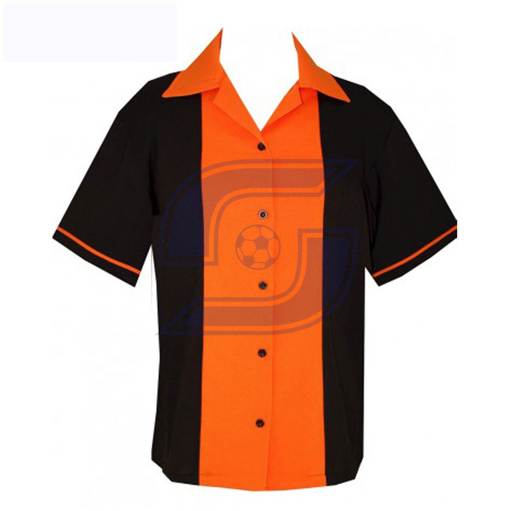 Оптовая продажа, сделанная на заказ Мужская рубашка для боулинга