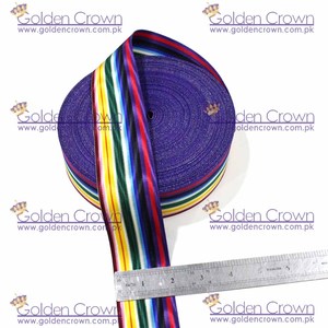 ริบบิ้นแพรต่วนลายคลื่นสีรุ้ง - Product Image 3