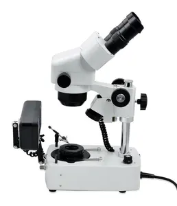 Prolite Beginners 10 to 40x Gem & Jewelry Gemological Binocular <b>Microscope</b> - Product Image 1