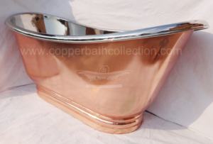 Bañeras de cobre y níquel, bañera de remojo con Pedestal, bañeras y bañeras de Material de cobre puro hechas a mano 100%, bañeras sólidas - Product Image 4