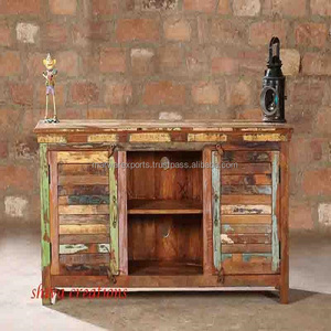 Cajones de madera maciza recuperada de estilo antiguo Muebles para el hogar de uso general para sala de estar - Product Image 2