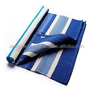 Tapis de yoga en coton personnalisés de luxe pour la méditation et l'exercice Marque privée OEM de haute qualité de l'Inde Conception et taille personnalisées - Product Image 6