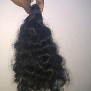 100% brut naturel indien Remy Extension de cheveux humains sans cuticule meilleurs cheveux lâches à vague profonde de l'Inde vente chaude - Product Image 1