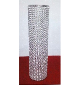 Portavelas de pilar de boda hecho a mano, centros de mesa de hierro, artesanía de Metal elegante, modelo TVAKM 4644 - Product Image 1