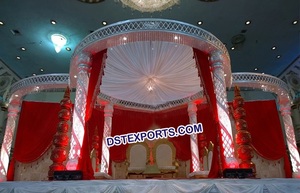Mandap de mariage en cristal pour extérieur, décorations de mariage en cristal, Mandaps pour mariages en Australie - Product Image 6