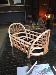 Wicker Pet Bed, <b>Sofa</b> for <b>Cats</b> or Small Dogs, Handmade Wicker Basket - Product Image 3