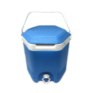 Kunststoff isolierter Chillex Hexa Wasserkrug 6,50 Ltr mit Deckel