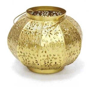 ใหม่ตกแต่งบ้านโบราณFILIGREEรอบHURRICANE LANTERN - Product Image 6