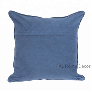 Indian Handmade Custom Embroidered Decorative Sofa Back Support Cushion Cover, Wholesale Cotton Cushion <b>Pillow</b> <b>Case</b> Cover - Product Image 2