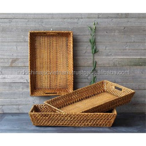 Vassoio di Servizio <span class=keywords><strong>in</strong></span> Rattan di ALTA Qualità / Vassoio <span class=keywords><strong>in</strong></span> <span class=keywords><strong>Vimini</strong></span> Prodotto <span class=keywords><strong>in</strong></span> Vietnam - Product Image 5