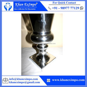 Vase à fleurs de jardin en métal en forme de trompette fait à la main pour la décoration de la maison de mariage au meilleur prix - Product Image 5