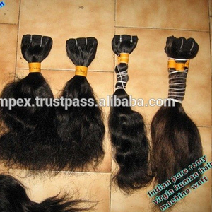 Tissage de cheveux indiens vierges, cheveux naturels, bonne qualité, tailles Standard, cheveux bruts - Product Image 2