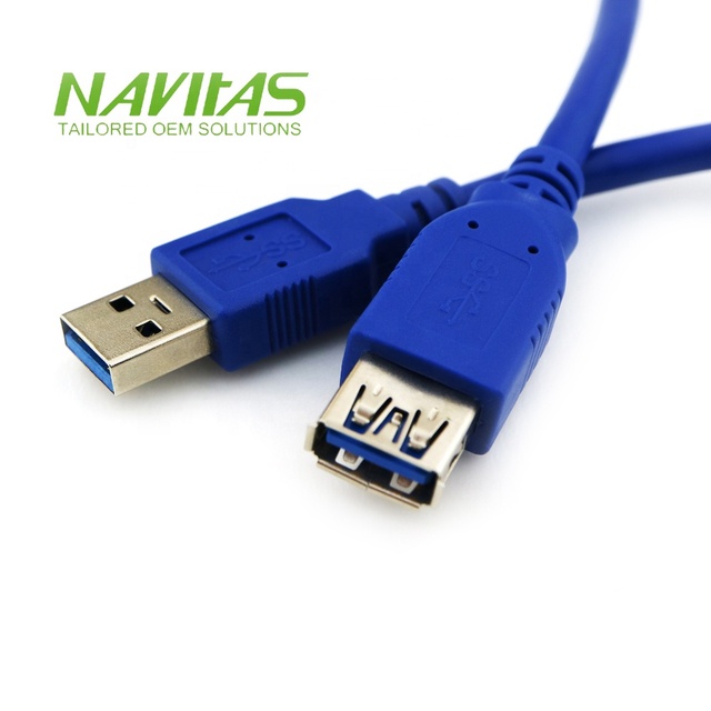 Custom USB 3.0 Type a Extension Cable with PVC Insulation for High-Speed Data Transfer and Custom Cable Assembly