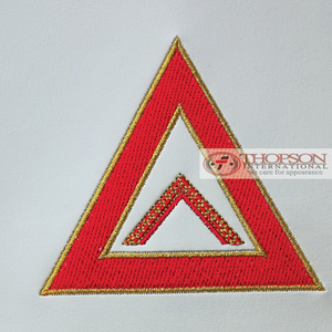 Maçonnique Regalia Royal Arch Officier Tablier Brodé Coton Cuir Ruban Tissu Fondation Point De Croix Couture pour - Product Image 2