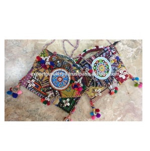 Bolso de Mano Bohemio con Cuentas para Fiesta de Noche, Bolso de Mano con Bordado Estampado de Caramelo para Mujer - Product Image 6