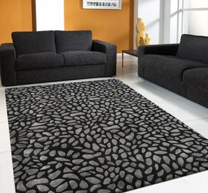 Fait sur mesure de luxe moderne laine à poils moyens tapis tuftés à la main boucle de haute qualité caoutchouc support hôtels cuisine - Product Image 1