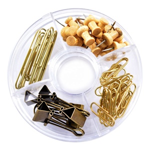 Pince à donuts, la plus belle série Vintage nostalgique, boîte en Bronze, ensembles de papeterie assorties, clips, papeterie - Product Image 2