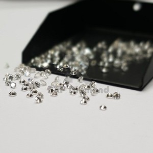 1.7ถึง2.7มม.D E F สี I ความบริสุทธิ์ HPHT เพชรขัดหลวม Melee สีขาว Lab Grown คุณภาพสูงสังเคราะห์รอบตัดเพชร - Product Image 2