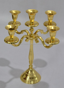 Top Trending Handmade IHA Brand 5-Arm Aluminum Candelabra <b>Black</b> Gold Home Wedding Christmas Decorations <b>Candle</b> Holders <b>Lanterns</b> - Product Image 4