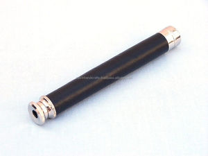 Telescopio náutico de latón macizo con Catalejo de cuero con caja de palisandro - Product Image 4