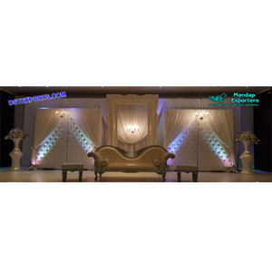 Decoración asiática de escenario para bodas, hermoso escenario de boda de diseño prominente - Product Image 1