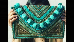 2018 elegante bolso de noche con cuentas elegante embrague de fiesta para venta al por mayor - Product Image 3