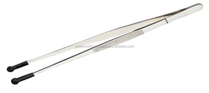 แหนบสแตนเลสสำหรับเชฟ8นิ้วทนทาน6ชิ้นแหนบตกแต่งชดเชยเป็นมิตรกับสิ่งแวดล้อมอุตสาหกรรมที่รวดเร็วสีเขียว - Product Image 4