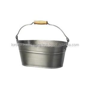 Bac à bière en fer poli - Design moderne - Product Image 1