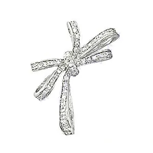 Colgante de circonita cúbica para fiesta a la moda, colgante de plata 925, última joyería colgante CZ para mujeres y niñas estilizada