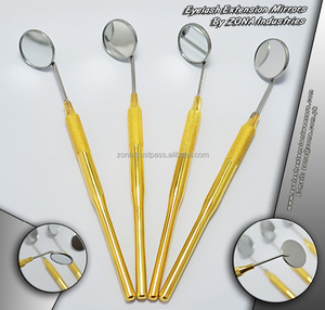 กระจกแต่งหน้าสำหรับต่อขนตาสแตนเลสทรงกลมอุปกรณ์เสริมความงามแบบมืออาชีพสินค้ามาใหม่ส่วนบุคคล - Product Image 2