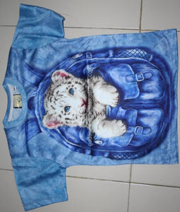 Vente directe d'usine Tirupur, fournisseur de couleurs personnalisées en Inde pour les t-shirts pour hommes OEM, respirants, écologiques, grandes tailles, devant en soie - Product Image 5