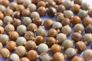 2025ภาพยอดนิยมสร้อยคอลูกปัดบทสวดมนต์108แจสเปอร์ทำมือสไตล์คลาสสิกอัญมณีมาลาสำหรับงานเลี้ยง - Product Image 3