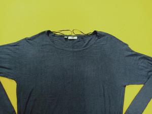 Suéteres elásticos de cuello redondo para mujer, ropa de marca de alta gama, suéteres clásicos de punto, Tops de colores lisos, disponible en Alemania - Product Image 2