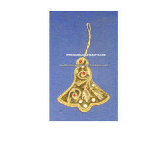 Indian Bead Embroidery Hangings For Christmas Tree Decoration - Product Image 1