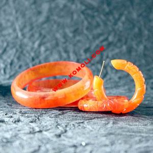 Mode à la main bracelets résine poignets pour les femmes boucles d'oreilles de mode - Product Image 1