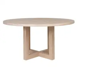 高品质木桌定制尺寸餐厅木圆桌餐厅家具木桌