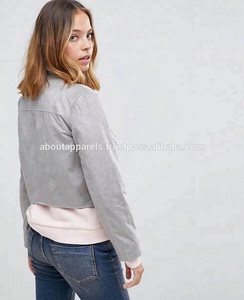 Veste tendance en cuir de vache souple, blouson de moto en cuir véritable d'agneau, à la mode pour femmes, nouveau Style 2019 - Product Image 2