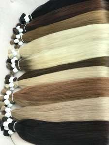 Super Double Drawn Remy Hair Unprocessed Virgin Cambodian Human Hair Straight Bulk Extension Color Hair Model Number - Product Image 3