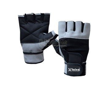 Gran oferta, guantes de Fitness de cuero impermeables Unisex para gimnasio, levantamiento de pesas, ejercicio, ciclismo, deportes - Product Image 1