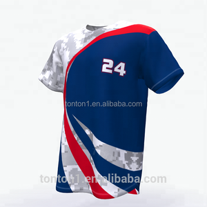 T-shirts de <span class=keywords><strong>baseball</strong></span> en gros, maillots de <span class=keywords><strong>baseball</strong></span> personnalisés sublimés, uniformes de camouflage - Product Image 3