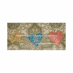 Indian Zari Embroidery Christmas <b>Tree</b> Hanging <b>Ornaments</b> - Product Image 1