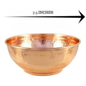 Ciotola <span class=keywords><strong>di</strong></span> miscelazione martellata in <span class=keywords><strong>rame</strong></span> per la decorazione domestica - Product Image 2