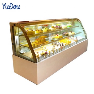 Fabricant chinois équipement de réfrigération présentoir de pâtisserie réfrigérateur/vitrine de boulangerie/vitrine de gâteaux pour magasin de boulangerie