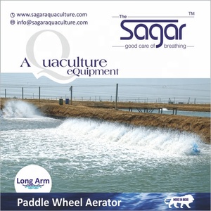 Aireador de máquina de acuicultura de 8 ruedas de brazo largo de motor diésel de alta capacidad de 7,5 HP para cultivo de camarones y peces - Product Image 3