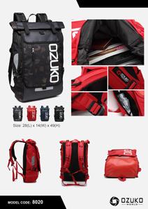 กระเป๋าเป้สะพายหลัง <span class=keywords><strong>Ozuko</strong></span> <span class=keywords><strong>8020</strong></span> แบบสั่งทำโลโก้สำหรับโรงเรียน กันน้ำ ใช้ได้ทั้งชายและหญิง มีช่องใส่แล็ปท็อป  ขายส่ง - Product Image 5