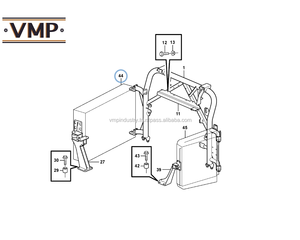 VOE 15020893 - Radiador para Camiones Articulados Volvo, Marcas VMP, Alta Calidad, Nuevo, Repuestos para Maquinaria de Construcción - Product Image 3